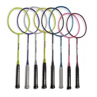 Carbon Graphite Ball Badminton Racket, Customized Logo, Top