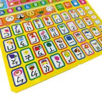 Tombol Keypad Kustom dengan Emboss, Overlay Film PET Berwarna, Membran Switch dengan Tinta Perak, Masa Pakai 3 Tahun untuk Pendidikan