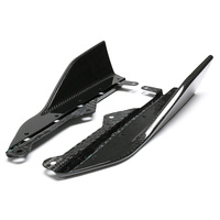 Kit de faldones laterales, difusor trasero y labio delantero de fibra de carbono seca estilo MP para BMW Serie 2 G42 M240I 2022+