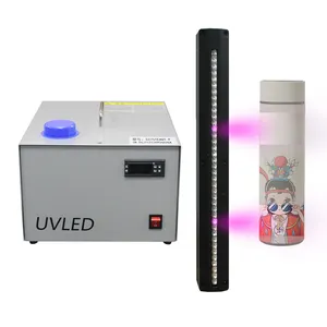 Sistema de lámpara de curado LED UV de impresión de botellas cilíndricas para botellas, vasos, termos, cilindros de inyección de tinta, impresora rotativa