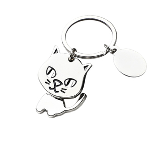 Nuevo producto Venta Fabricante <span class=keywords><strong>Sirect</strong></span> Ventas Llavero personalizado Acero inoxidable Llavero abierto Llavero de metal - Product Image 4