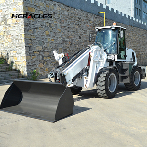 Pabrik manufaktur 2.5 ton teleskopik hidrolik roda depan pemuat ember palet mesin garpu bantalan Motor inti Gearbox - Product Image 1