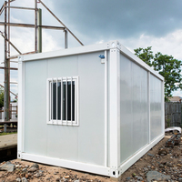 Kits de maison préfabriquée durable Bâtiment en conteneur en acier moderne pour le campus de l'école ou le bureau Maison préfabriquée en conteneur