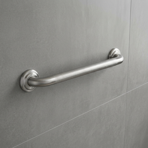 Barra de Agarre de Acero Inoxidable con Acabado Níquel Cepillado, Soporte de Seguridad para Baño Montado en Pared, Duradero, Antideslizante con Perlas Antideslizantes, 16 Pulgadas - Product Image 1