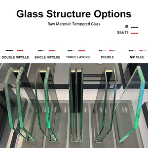 Zekin nhiệt phá vỡ Nhôm kính cửa sổ kính đôi tráng men an ninh hiện đại cho phòng khách - Product Image 4