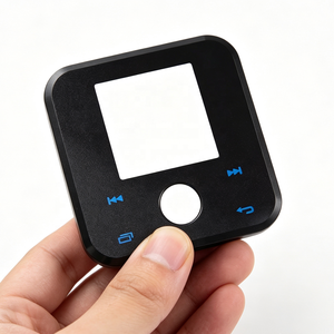 Panneau avant PMMA personnalisé de marque, revêtement graphique en PVC plastique de haute qualité, panneau en verre pour interrupteur intelligent, sérigraphié et verni - Product Image 1