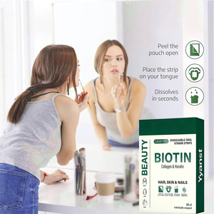 OEM/ODM Suplemento Dietético en Tiras Orales con Sabor a Fresa, Colágeno y Biotina para Blanquear la Piel, Eliminar Arrugas y Embellecer (Adultos) - Product Image 6