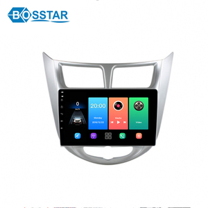 Bostar — lecteur DVD de voiture 9 pouces, autoradio, sous <span class=keywords><strong>Android</strong></span>, avec fonction stéréo, pour Hyundai Verna l25 accence 2010-2014 - Product Image 1