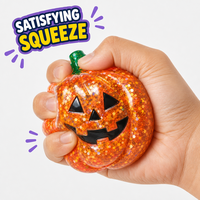 Jouet anti-stress géant en caoutchouc en forme de citrouille d'Halloween, à presser, à rebond lent, pour unisexe, pour la décompression transfrontalière