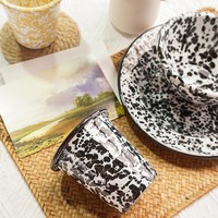 Vente en gros de tasses en céramique-Tasses en émail vierges de sublimation pour café, thé, pique-nique, voyage intérieur et extérieur pour le camping, l'aventure en plein air