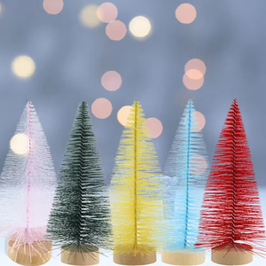 Árbol de Navidad Artificial de PVC Ecológico de Alta Calidad, Mini Árbol de Pino de Escritorio, Adorno DIY, Diseño Realista para el Hogar, Año Nuevo - Product Image 2