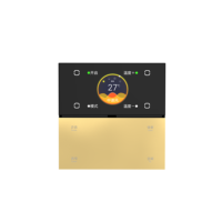 Interrupteur mural intelligent Tuya Larkkey Zigbee 3.0 hors ligne, commande centrale multifonction pour rideaux, éclairages et scènes