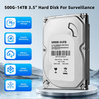 Disque dur de surveillance SATA reconditionné de 3,5 pouces 500 Go 1 To 2 To 3 To 4 To 6 To 8 To 14 To pour XVR/DVR/NVR Surveillance CCTV