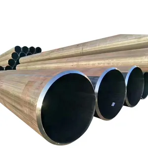 ASTM A36 Q235B SS400 ERW Round welded steel tube Hot Rolled ERW carbon pipe