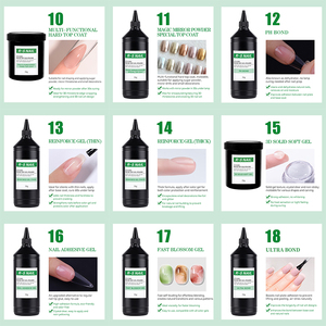 Vernis à ongles en gel en vrac 1 kg Marque Privée, Standard UE/USA, Top Coat Haute Brillance, Base Coat Caoutchouc UV, Collection 34 Variétés - Product Image 3