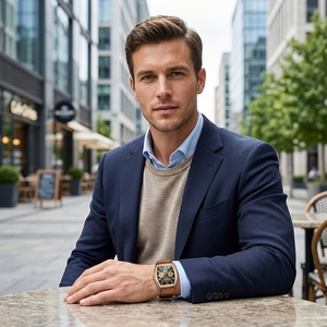 Reloj Inteligente Clásico para Mujer con Correa de Cuero, Pantalla de 1.77'', Llamadas por Bluetooth, Resistente al Agua IP67, Relojes Inteligentes Personalizados, Venta al Por Mayor Directa de Fábrica - Product Image 3