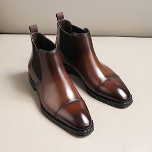 Zapatos Oxford de cuero italiano de alta gama, hechos a mano con diseño de grabado láser, elegantes zapatos formales de cuero. - Product Image 6