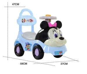 Auto Deslizante para Niños, Juguete con 4 Ruedas, Funciona con Batería, con Música/Luz, de PP, para Niños de <span class=keywords><strong>2</strong></span> a 4 Años, Unisex, Capacidad de 100 kg - Product Image 6