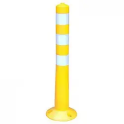 Желтые гибкие дорожные предупреждающие столбы 75 см - Product Image 4