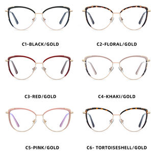 طباعة الفهد تخصيص الإطار الكامل متاح مع دعم المخزون عين القط المضادة للضوء الأزرق النظارات TR90 المواد - Product Image 6