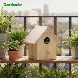 Nichoir en bois pour petits oiseaux, bleuets, rois-pétrins, moineaux, nichoir en bois - Product Image 3