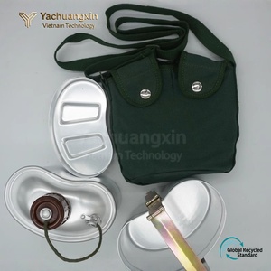 Ensemble de cuisine de camping en aluminium 3 pièces, casserole portable avec couvercle et plateau pour une utilisation en extérieur - Product Image 5