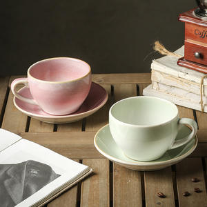 Taza de oficina Retro Mineral <span class=keywords><strong>Botanica</strong></span>, taza de té de cerámica de alto nivel de apariencia, taza de desayuno, segura para lavavajillas, minimalista para fiesta - Product Image 5