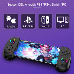 Controlador de juego inalámbrico BT D8 de moda para consola de interruptor Android IOS almohadillas de <span class=keywords><strong>Joystick</strong></span> de juego estirables con gatillo analógico Hall - Product Image 2