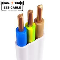 Câble électrique NYM-J(O) 3G 1,5-35 mm² 300/500 V, fil de cuivre isolé PVC, câble de câblage fixe pour installation intérieure