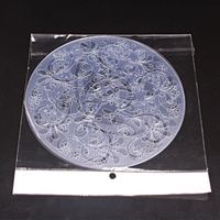 Moule antiadhésif pour décoration de gâteau, 4 pièces, sans BPA, ensemble de ballons d'anniversaire, modèle pour décoration de Dessert, pochoir en PVC
