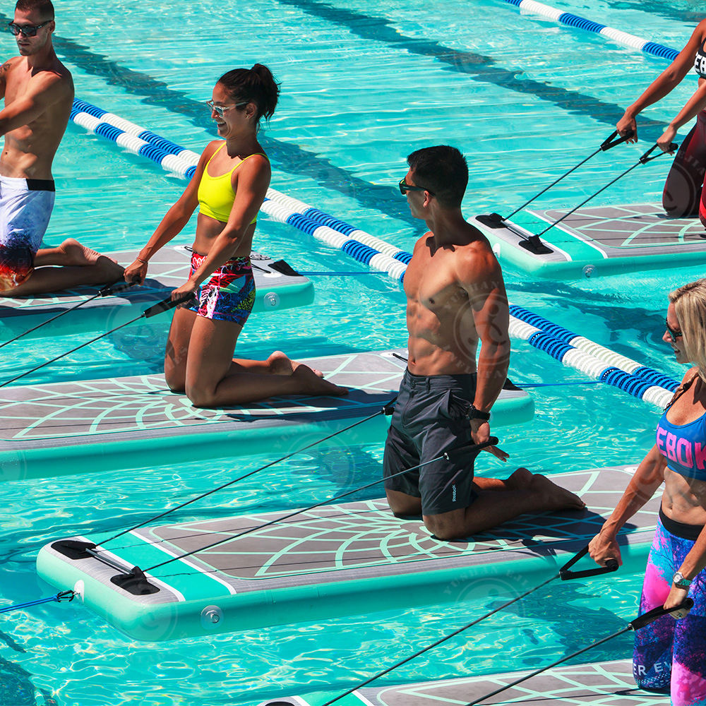 Water Pool Gymnastics Mat Inflatable Yoga Water Mats Floating