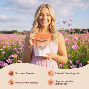 Gummies naturelles pour l'équilibre quotidien des femmes adultes, marque privée, avec mélange de <span class=keywords><strong>probiotiques</strong></span> et poudre de fruit d'ananas - Product Image 4
