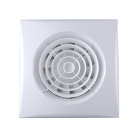Vente en gros Ventilateur d'extraction d'air mural silencieux industriel en plastique pour la salle de bain à flux axial