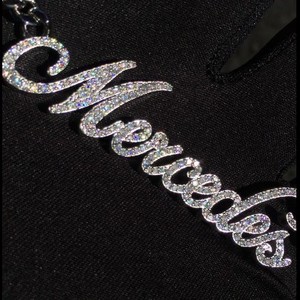 Collana con <span class=keywords><strong>Nome</strong></span> Personalizzato in Corsivo, Gioiello in Acciaio Inossidabile Placcato Oro 18k, Collana con <span class=keywords><strong>Nome</strong></span> Personalizzato su Misura - Product Image 6