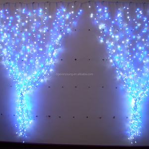Decoración navideña con ventana Flash, cortina inteligente, cadena de luces, Año Nuevo, alta calidad, 2025, gran oferta, Cable de goma IP67 Led - Product Image 4