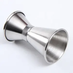 Double Sided Bartender Bar Tools Wine Measuring Cup 15ml /30ml 20ml/40ml 304 Stainless Steel Bar Cocktail Jigger