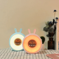 Réveil intelligent pour enfants, personnalisable, avec Ports Usb, réveil du soleil, veilleuse