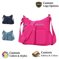 Sac bandoulière en nylon de qualité supérieure pour femme, sac à bandoulière personnalisé, sac de voyage