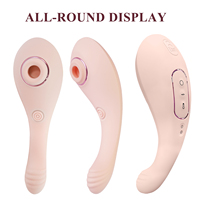 Vibrateur OEM en gros d'usine, 9 modes de vibration, 6 modes de succion, 6 modes de battement, chargement magnétique pour la masturbation féminine