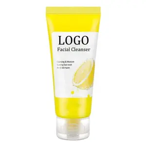 Originale private label face wash vegan sbiancante per la cura del viso korean best man face wash