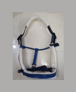 Handcrafted Leather Horse Show <b>Halter</b> With Soft Padding Durable Stitching For Comfort Control And Stylish Presentation - Product Image 1
