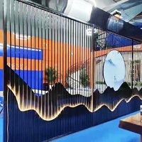 Panneaux muraux de décoration CNC modernes, écran en aluminium pour balcon, cloison en aluminium, revêtement mural en aluminium, profil de panneau extérieur