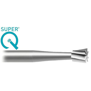 Juego de 6 fresas de acero SUPER Q 24 con forma de cono invertido, vástago de 2.35 mm, para grabado de joyería y refinación de contornos - Product Image 2