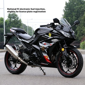 Moto sportive V6 Racing <span class=keywords><strong>Ninja</strong></span> Fire Tooth 400C bicylindre 399cc 4 temps refroidie par eau, performances sportives pour tous les pilotes - Product Image 5