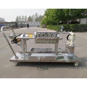 Goede Kwaliteit Kleine Waterbehandelingsmachines Handmatige Hydraulische Membraanfilterpers Voor Laboratoriumtest - Product Image 2