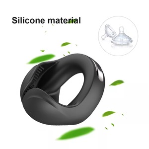 Anneau de Retardement Masculin en Silicone à Télécommande, Anneau Triple Verrouillage en Silicone pour Retarder l'Éjaculation, Produits pour Adultes - Product Image 4