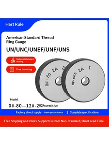 Amerikanischer Standard-Gewindemessring Pass/Fail 2A Standardgenauigkeit 7/8-9-10-12-14-16-18-20-24-28-32 15/16 - Product Image 4