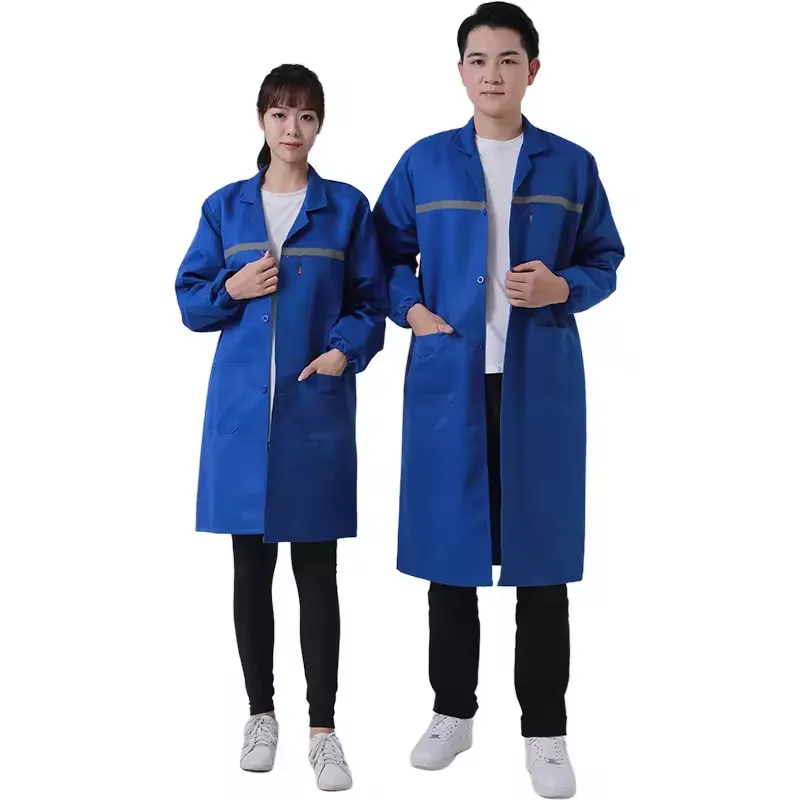 Wholesale Farm Men Reflective Work Scrubs Uniforms Overall Industrial Suit Breeding Workwear Coverall Working Uniform Clothes