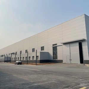 Khung thép xây dựng kho tiền chế kim loại xây dựng hệ thống nhà máy hội thảo giải pháp tùy chỉnh - Product Image 2