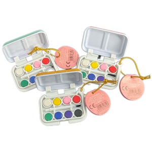 Palette de peinture à l'aquarelle solide 14 <span class=keywords><strong>couleurs</strong></span>, ensemble de pigments pour peinture à la main, illustration, fournitures d'art, vente <span class=keywords><strong>en</strong></span> gros - Product Image 6